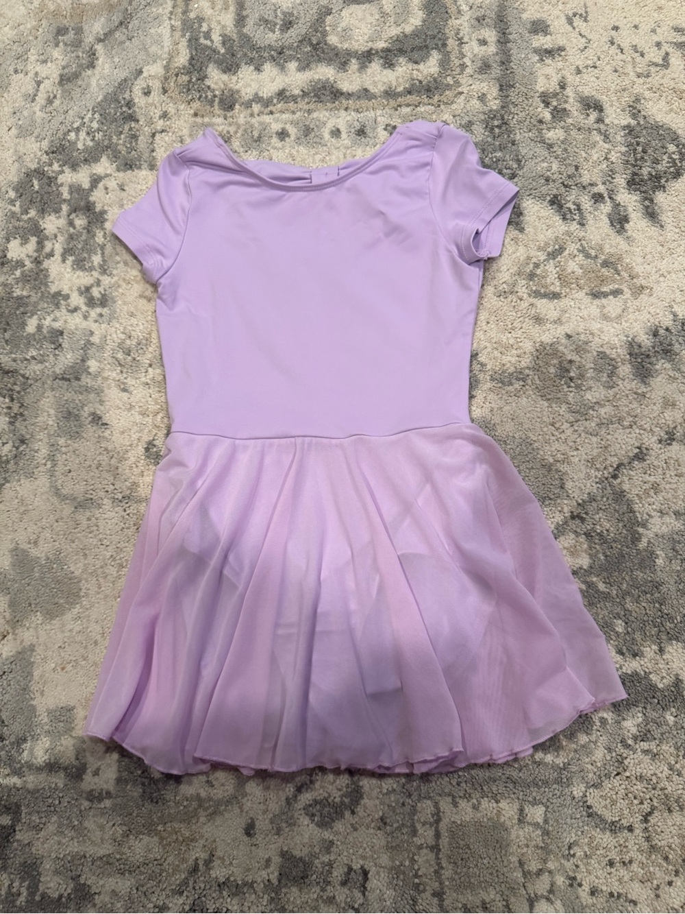 Justice Lavender Girls' Dance Leotard with Skirt